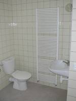 Koupelna + WC - vytápění pomocí otopných žebříků